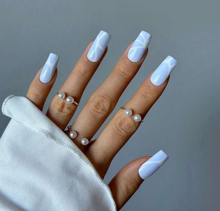 Египетские ногти и трендовый «бэйби блю»: идеи нейл-дизайна в синих тонах Египетские ногти и трендовый «бэйби блю»: идеи нейл-дизайна в синих тонах